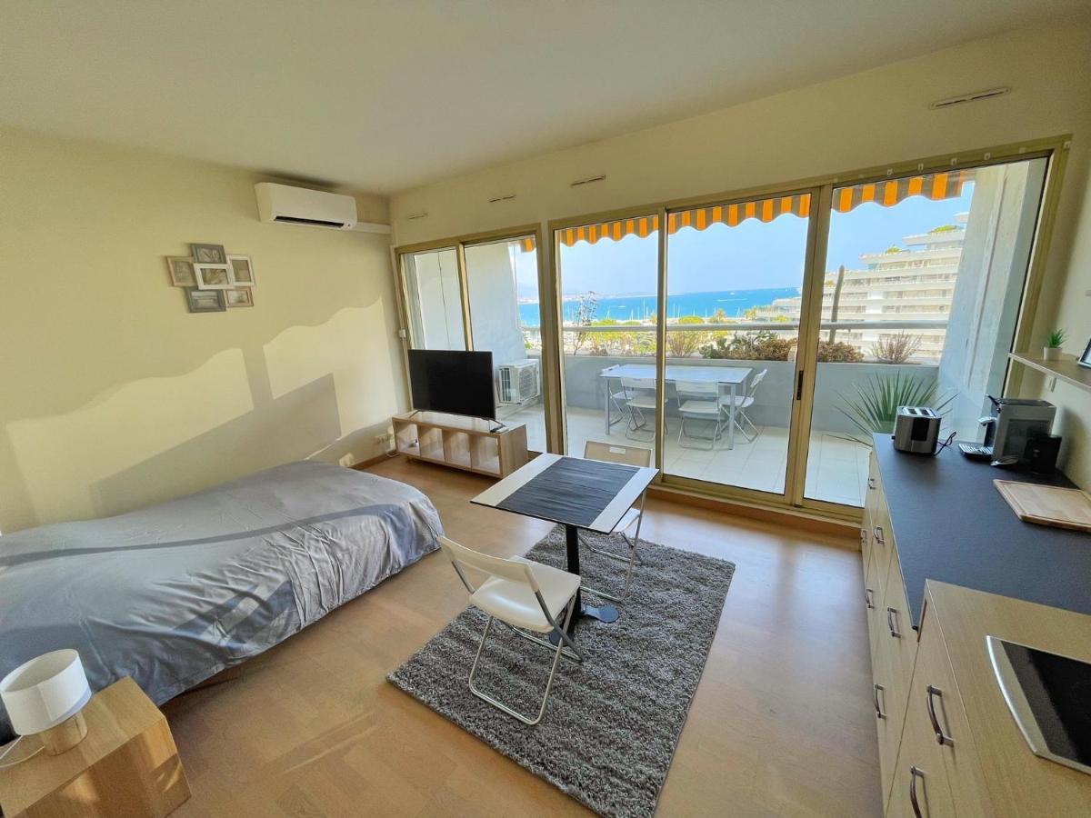 #901 Marina Riviera Bay - Studio Vue Mer Et Port Panoramique 빌뇌브루베 외부 사진